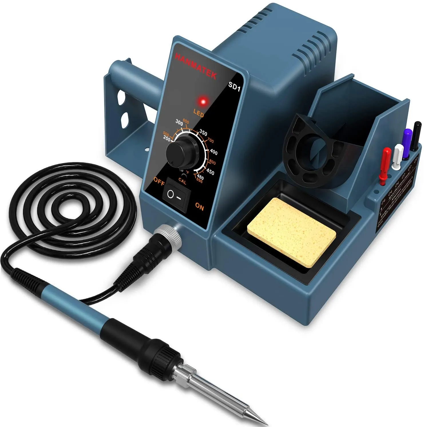 392 ° f-896 ° f temperature adjustable, hanmatek welding table, 6-second rapid heat welding kit, with welding support sd1