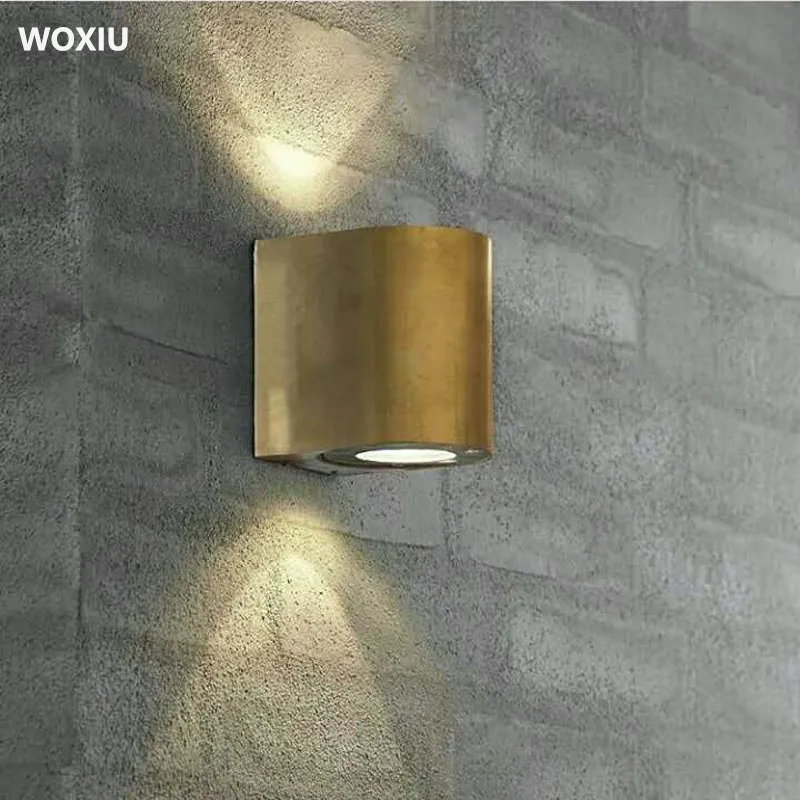 WOXIU настенные светильники современные северные интерьерные светильники крытый открытый интерьер виллы декор гостеприимство дизайн водонепроницаемый двойной источник света