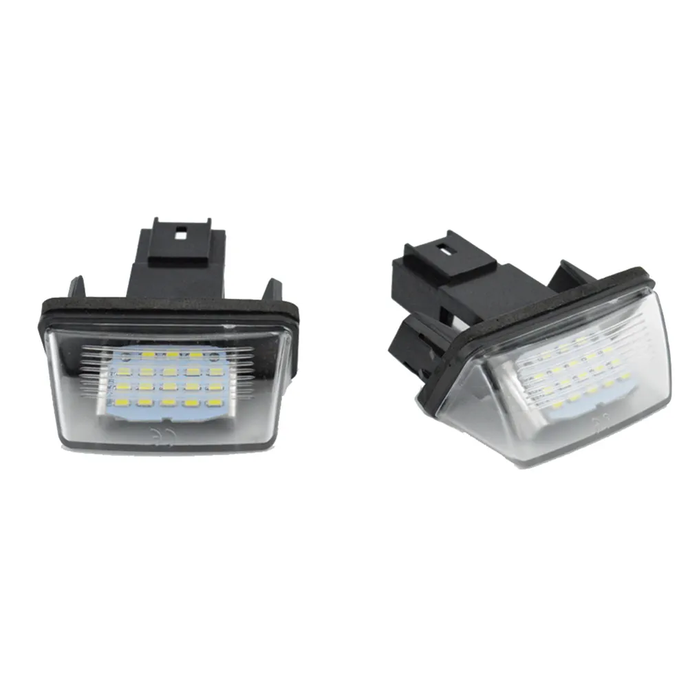 Led Strobe Lights License Plate Lights 2 Pack, No Error, 18SMD Compatible With Peugeot And