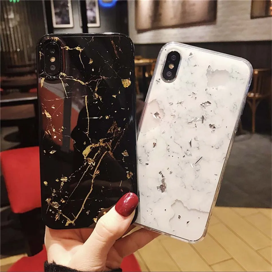 Per iPhone 11 PRO marmo MAX caso molle di TPU casi copertura posteriore della protezione per iPhone 11 8 PLUS XR XS MAX con il sacchetto di OPP