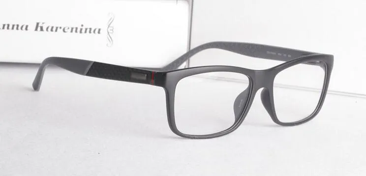 Wholesale-New Product Carbon Fiber Mirror Leg Super Light Plate Man's Short SightEyeglasses Frame Fashion Flat Glasses GG1045