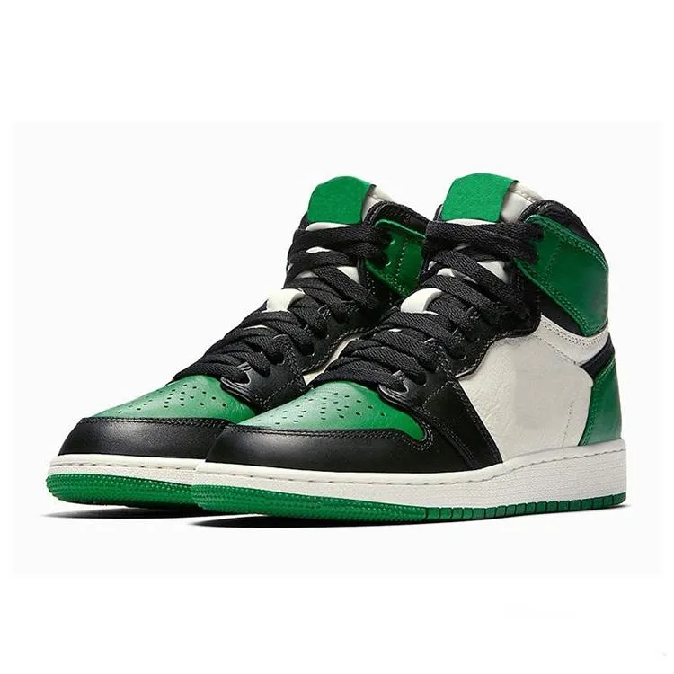 2019 Mens Shoes 1s Top Obsidian UNC Fearless First Class Flight