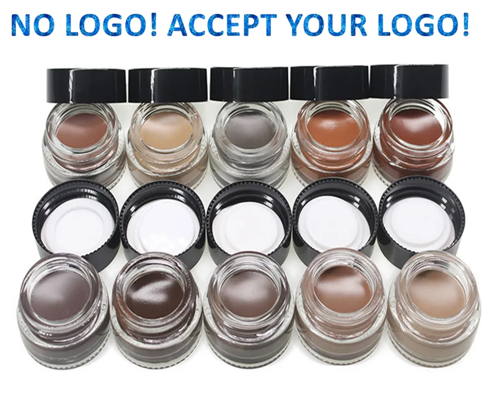 KEINE Marke! Wasserdichte Augenbrauen-Verstärker-Augenbrauen-Pomade-Gel-Augenbrauen-Creme akzeptieren individuelles Logo!