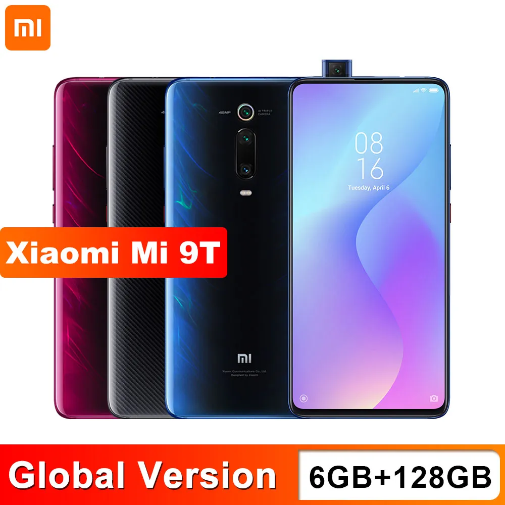 La versión global de Xiaomi Mi 9T 6 GB 128 GB Smartphone Snapdragon 730 Pop-up cámara delantera NFC 6,39" 48MP