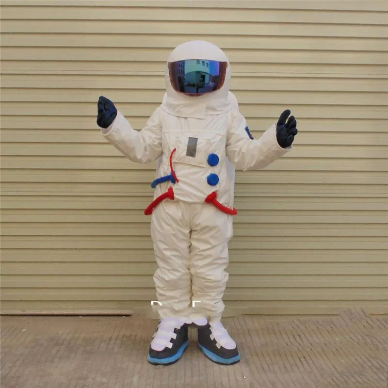 2019 directo de fábrica nuevo traje de mascota traje espacial traje de mascota astronauta con mochila con guante LOGO, zapatos, envío gratis Tamaño adulto