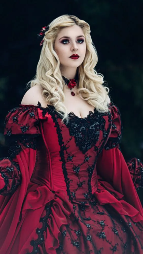 Vampire victorian dress hotsell