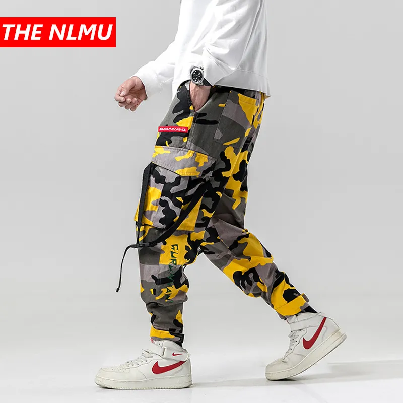 Yellow on sale camo trousers