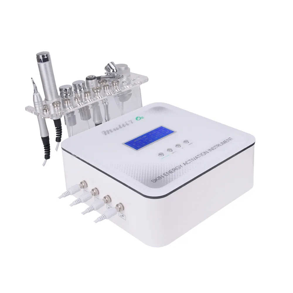 7 in 1 diamant Microdermabrasie Mesotherapie Schoonheidsmachine Electroporation Micro Huidige Gezicht Opheffen met CE-certificaat