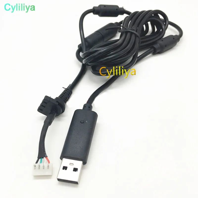 Black&Grey 4 Pin Wired Controller Interface Cable USB Breakaway Cable ...