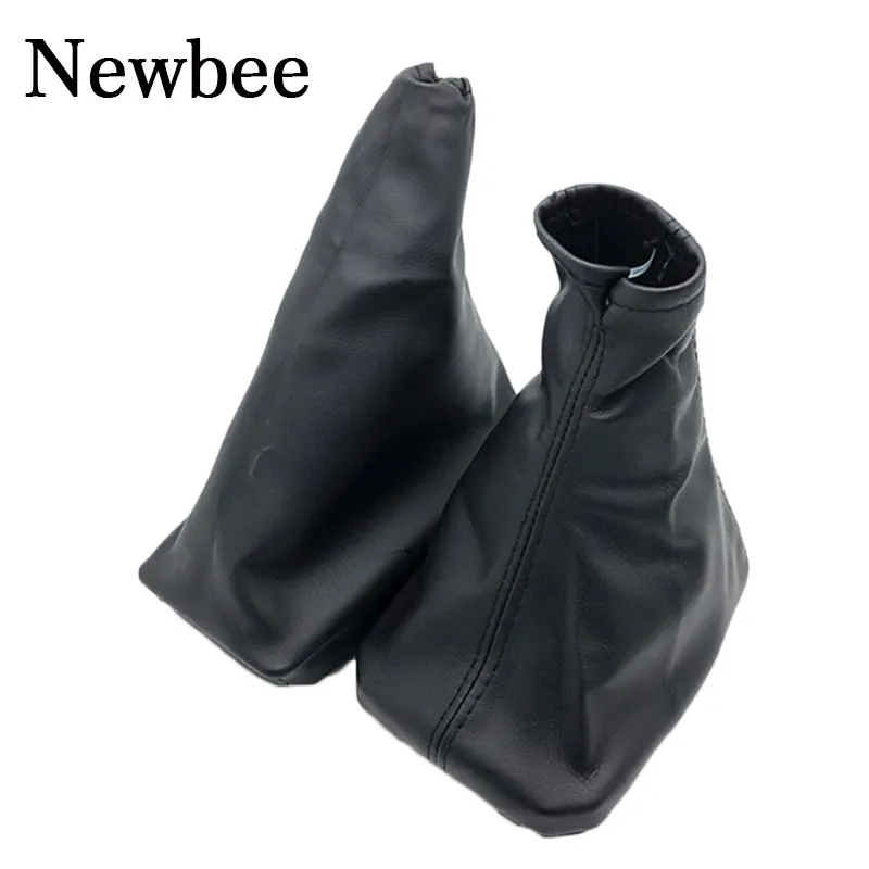 Car Hand Brake Gear Shift Knob Gaiter Leather Boot Cover For CORSA C (01-06) TIGRA B (04-12) COMBO C (01-11) Accessories