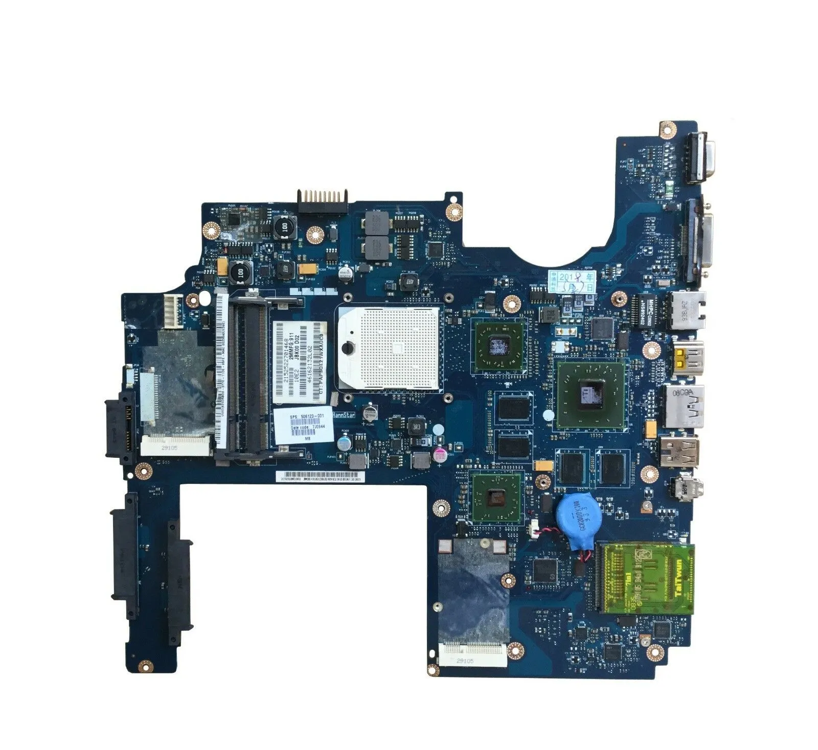 506123-001 för HP Pavilion DV7 Moderkort Laptop Amd Board 100% Full testad OK och garanterad