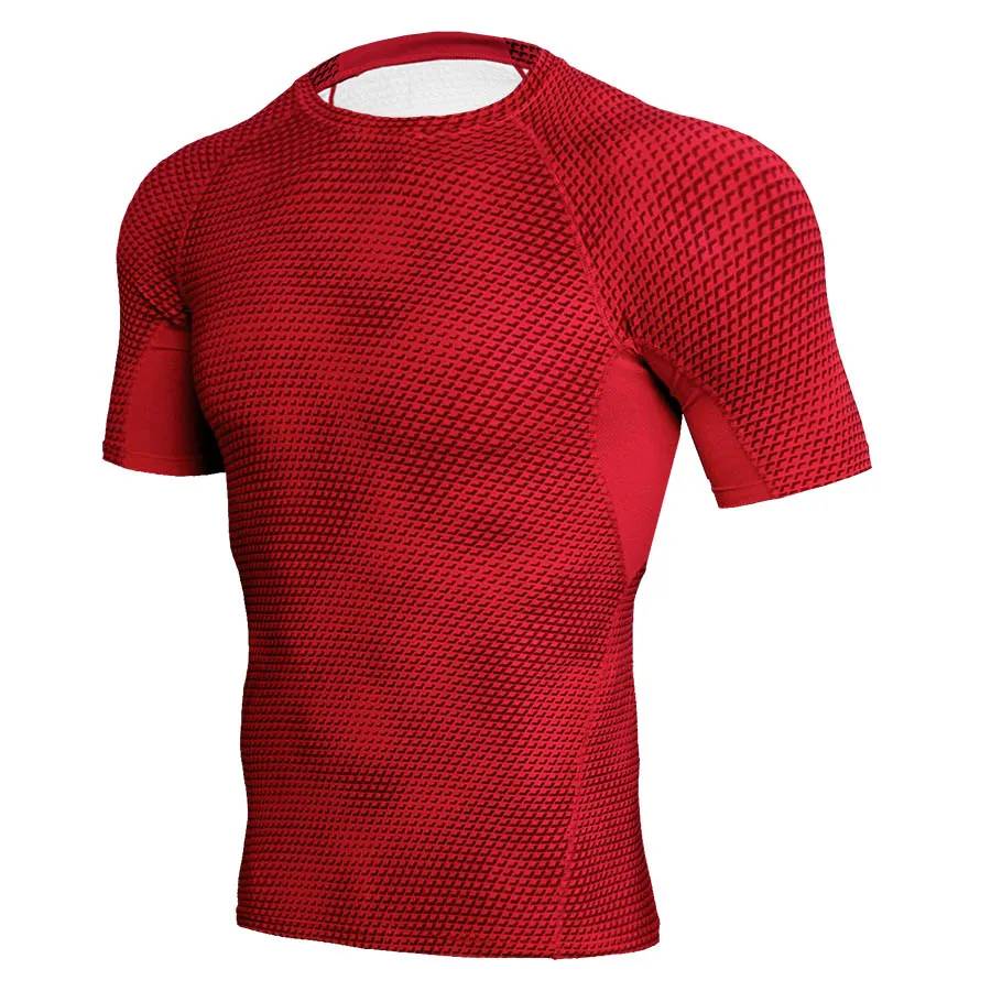 Toptan Komik Yılan Cilt 3D Baskılı T-Shirt Sıkıştırma Tayt Koşu Gömlek Erkekler Fitness Formalar Spor Suit Spor Salonu Eğitim Rashguard Adam