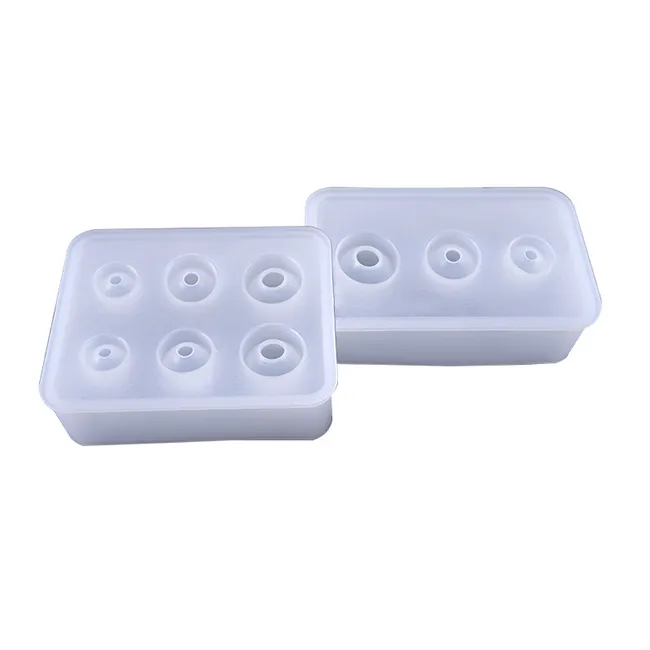 Molde de silicona para huevos, molde transparente para hacer huevos de Pascua para resina UV, moldes de resina epoxi de 3 o 6 cavidades, suministros para manualidades