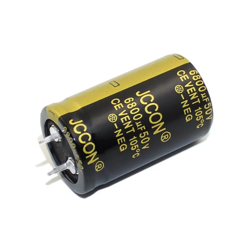 JCCON horn aluminum electrolytic capacitor 50v6800uf volume 25x40 audio amplifier audio