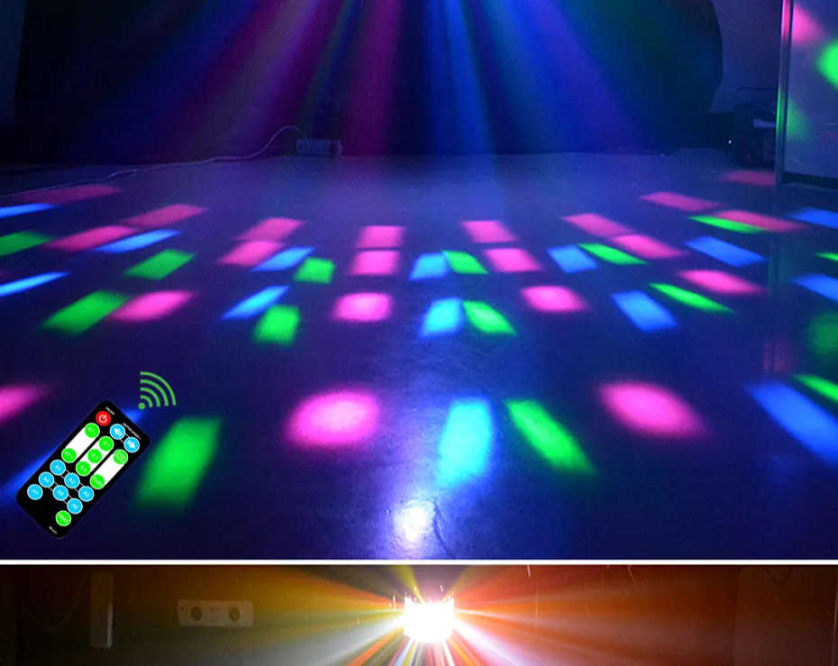 Stage Lights Effects Led Stagse Lamps Laser Light DMX 14 Modes Disco Lights DJ Bar Lamp Sound Control Music Stage Lights Effects
