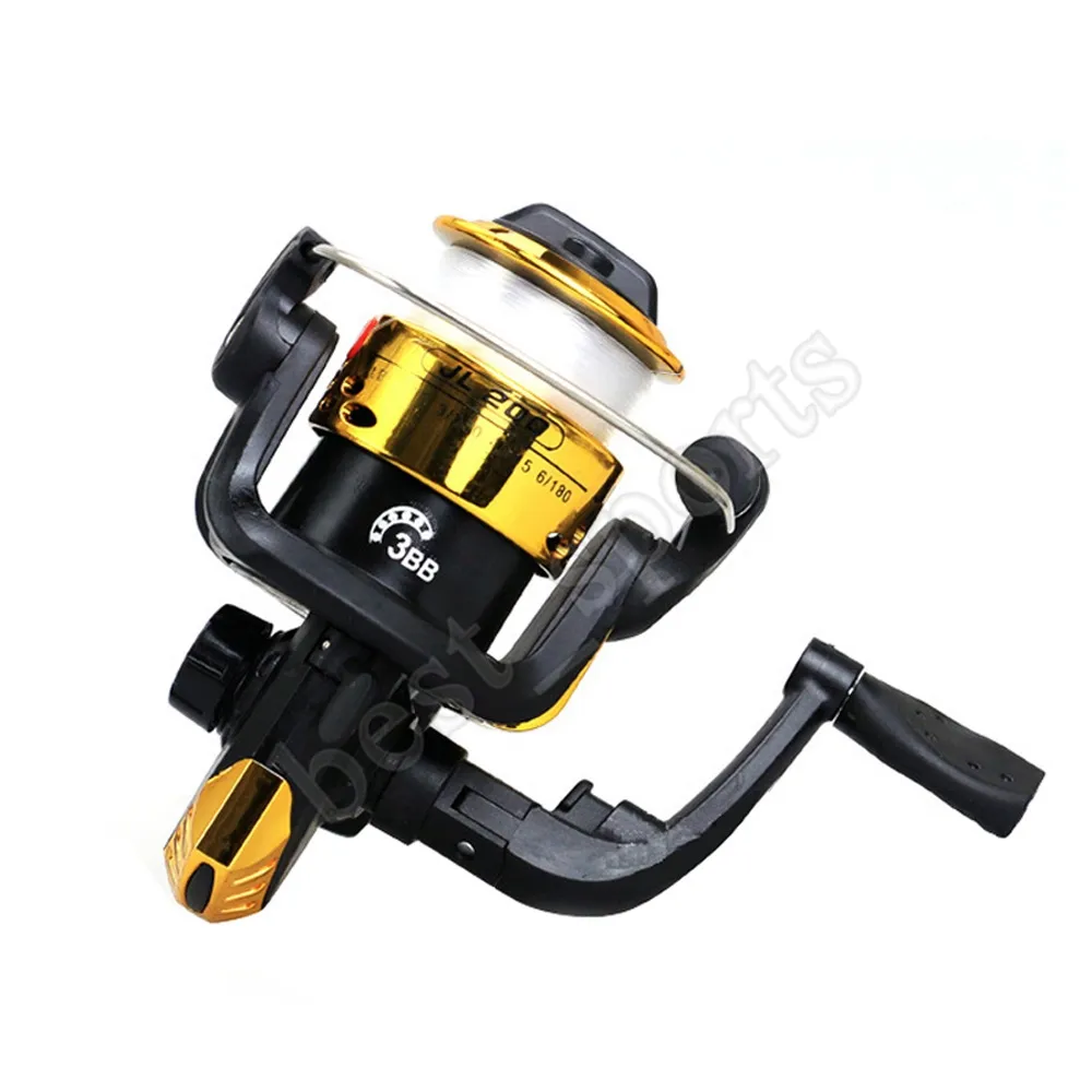 JL200 Electroplated Spinning Micro Spinning Reel With 5.2:1 Gear Ratio And  40m Fishing Line LJJZ533 From Nb_sport, $4.44