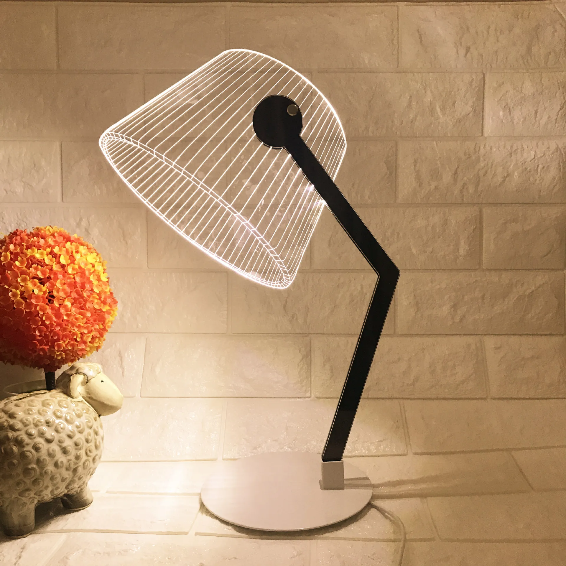 3d led best sale table lamp