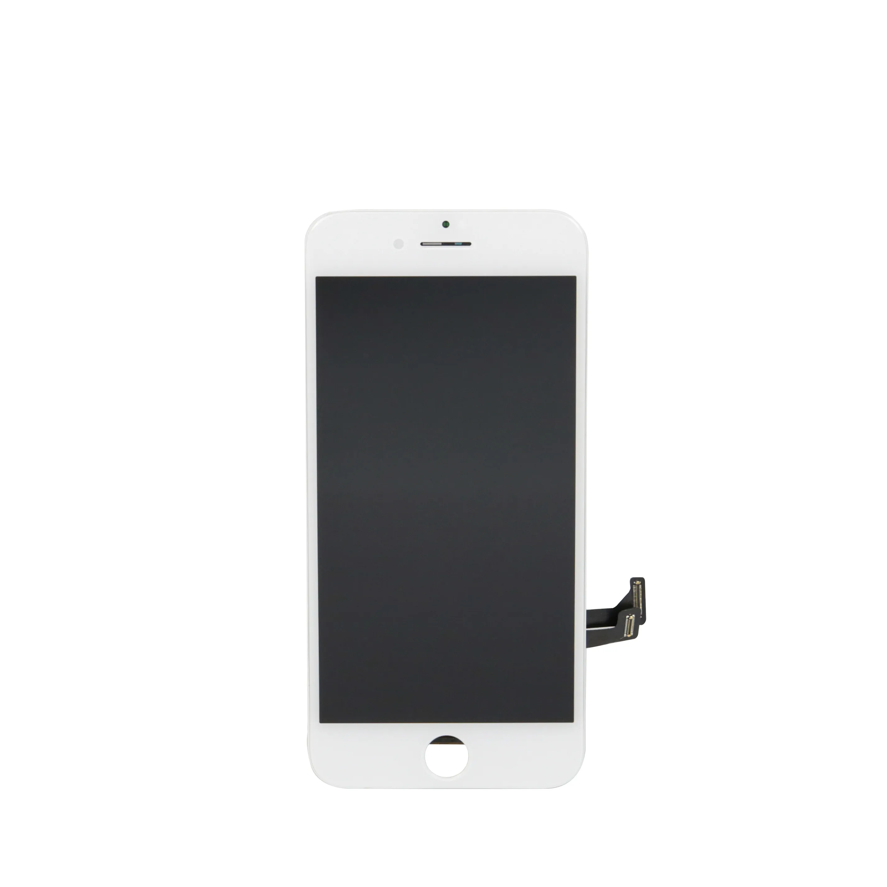 För iPhone 8 LCD -skärm digitizer Touch Panels Display Montering Byte av svartvitt