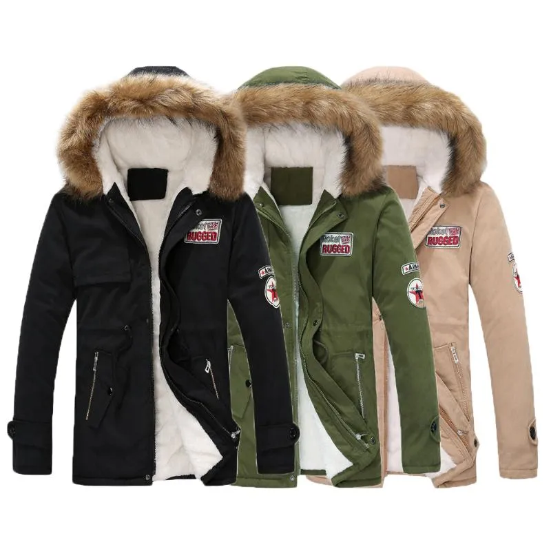 Зимняя куртка мужская куртка мужская парк мужская пальто плюс размер мужской зима теплые парки негабаритные пальто мужская одежда размер S-XXXXL