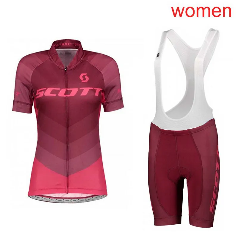 SCOTT Team cycling jersey Suit summer breathable short sleeve MTB bike clothes road bicycle Outfits quick dry sports uniform Y21031815