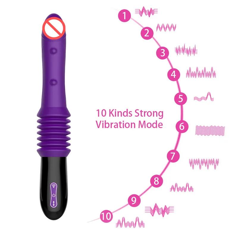 Stretching Dildo Vibrator Automatic Sex Machine Sex... From 27,42 €