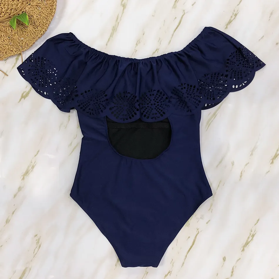 J.Crew: Cutout One-shoulder One-piece Swimsuit In Dusk