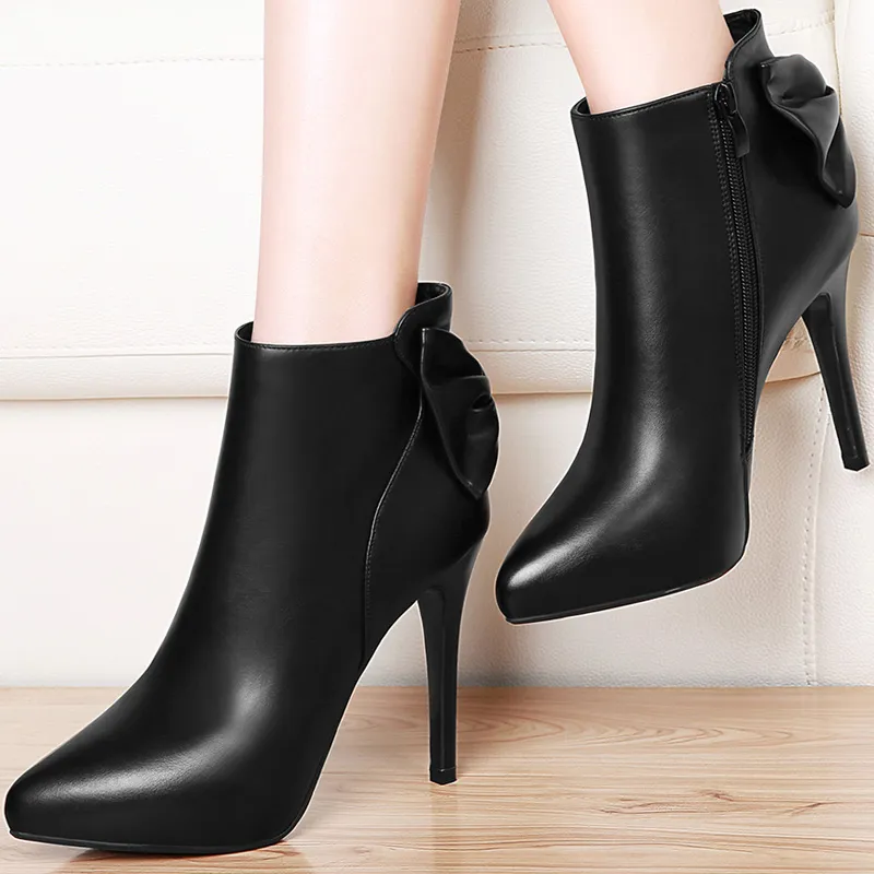 Heeled pixie boots shop