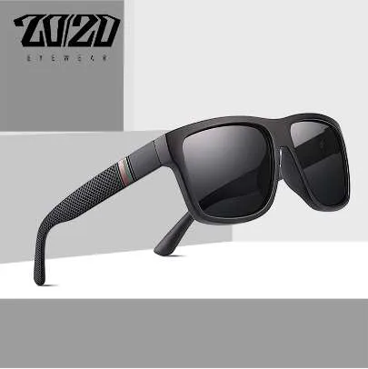 20/20 Brand Design Retro Occhiali da sole polarizzati Uomini Guida Sfumature maschili Vintage Quadrato Occhiali da sole per uomo Oculos Eyeglasses PL363