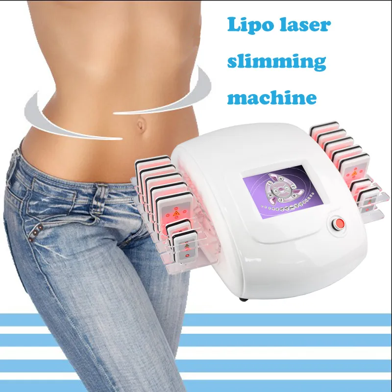 Mais novo laser lipólise lipólise máquina de beleza emagrecimento remoção de celulite gordura redução de queima de gordura 650nm diode-laser corpo moldando