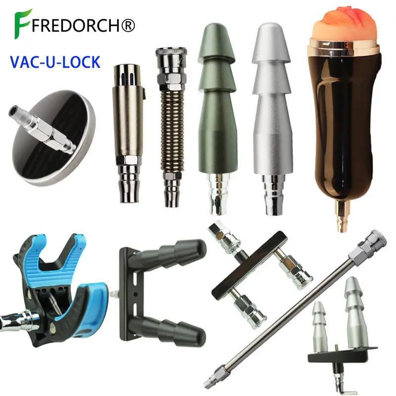 Premium VAC U LOCK Sex Machine Wire/Dual Control with Attachments
