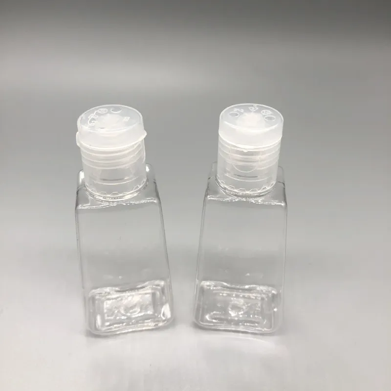 Draagbare navulbare fles 30 ml hand sanitizer gel reizen verpakking voor shampoo cosmetische squeze containers 1500pcs lot gratis verzending