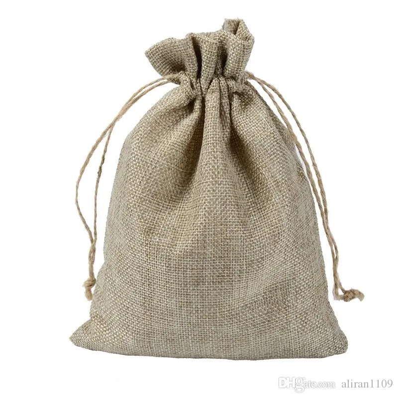 Bolsas De Arpillera De Arpillera Natural De Boda R stica Vintage