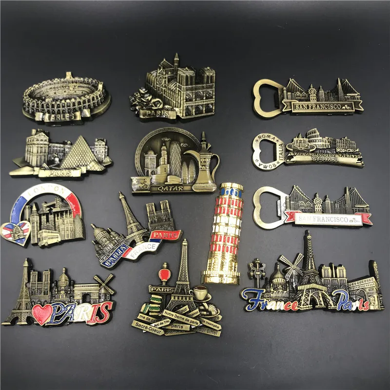 Frankreich Souvenir Magnet Notre Dame De Paris – 4,6 X 4,6 Cm, Aus Kristall, Für Kühlschrank & Whiteboard