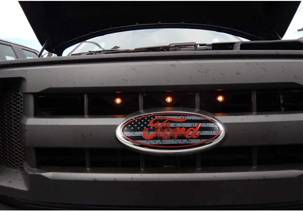 9" Black Ford Emblem Replacement - Fits 2004-2014 F150, Explorer, Edge & More