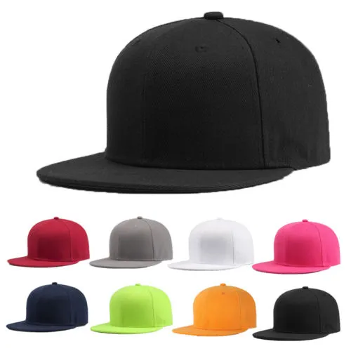 Unisex Men Women Adjustable Baseball Cap Hip-Hop Hats Multi Color Snapback Sport Caps