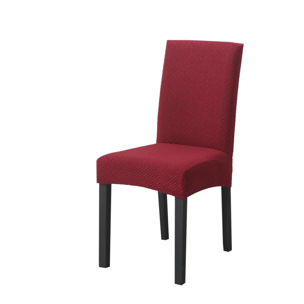 SHUOJIA Fodera Elastica Per Poltrona A Vasca 2 Pezzi Con Cuscino - Coprisedia Jacquard Lavabile, Marrone, Protezione Anti Graffio