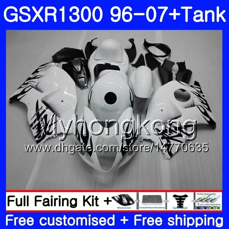 Suzuki GSX R1300 GSXR1300 96 03 03 04 04 05 07 07 07 07 07 07 333hm.37 GSXR 1300 Hayabusa 1996 2002 2002 2002 2007 2007 Black Flamesフェアリング