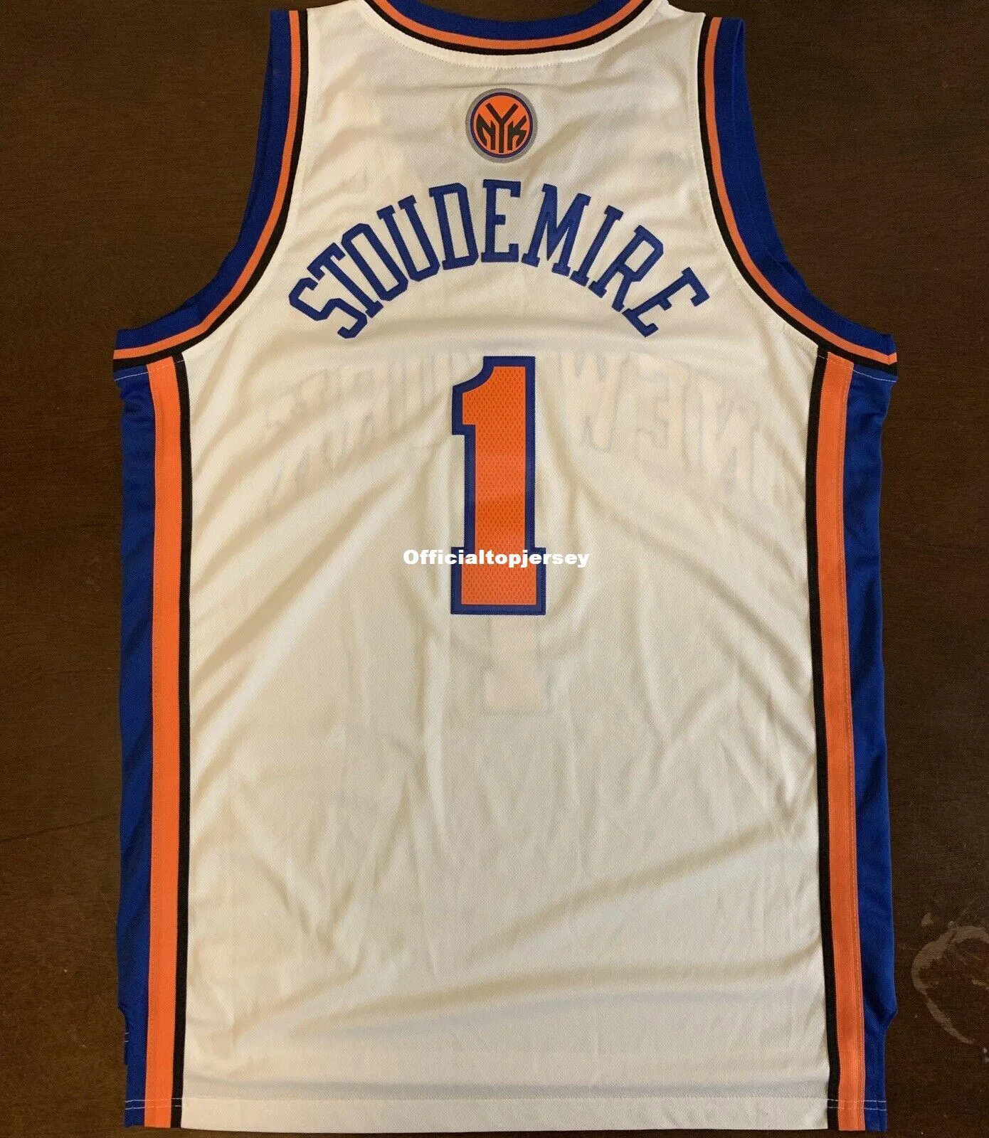 Annuncio economico TOP NYN # 1 Amar'e Stoudemire Maglia bianca Maglia Uomo XS-5XL.6XL Maglia da basket cucita Retro NCAA