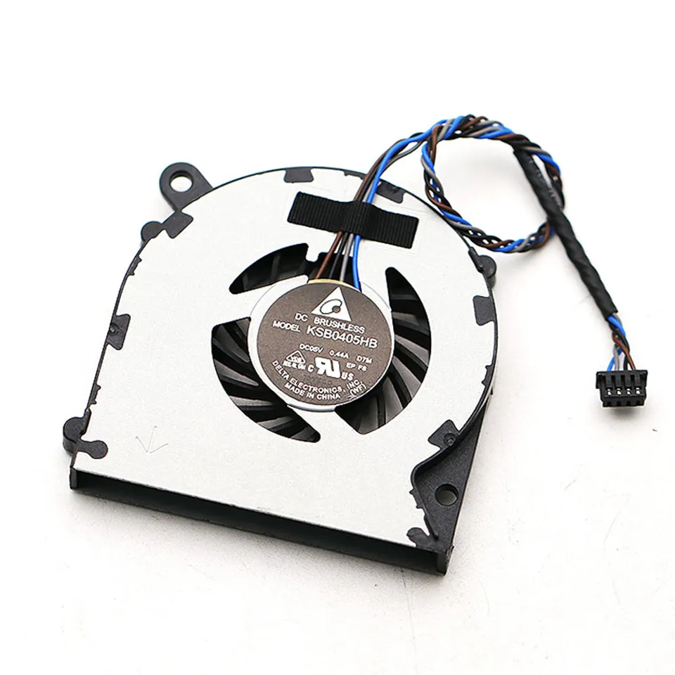 Delta KSB0405HB-D7M KSB0405HB FAN 6033B0025301 5V 0.44A HP Notebook CPU Inbyggd kylfläkt 4LINES 4PIN