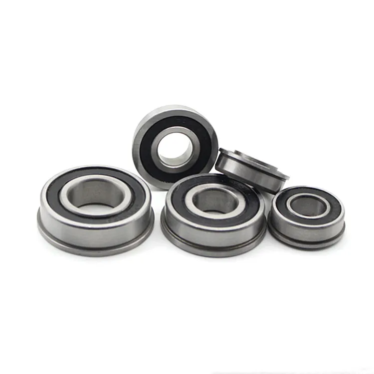 50pcs F688-2RS F688RS Flanged bearings F688 8*16*5 miniature flange deep groove ball bearing 8x16x5 mm