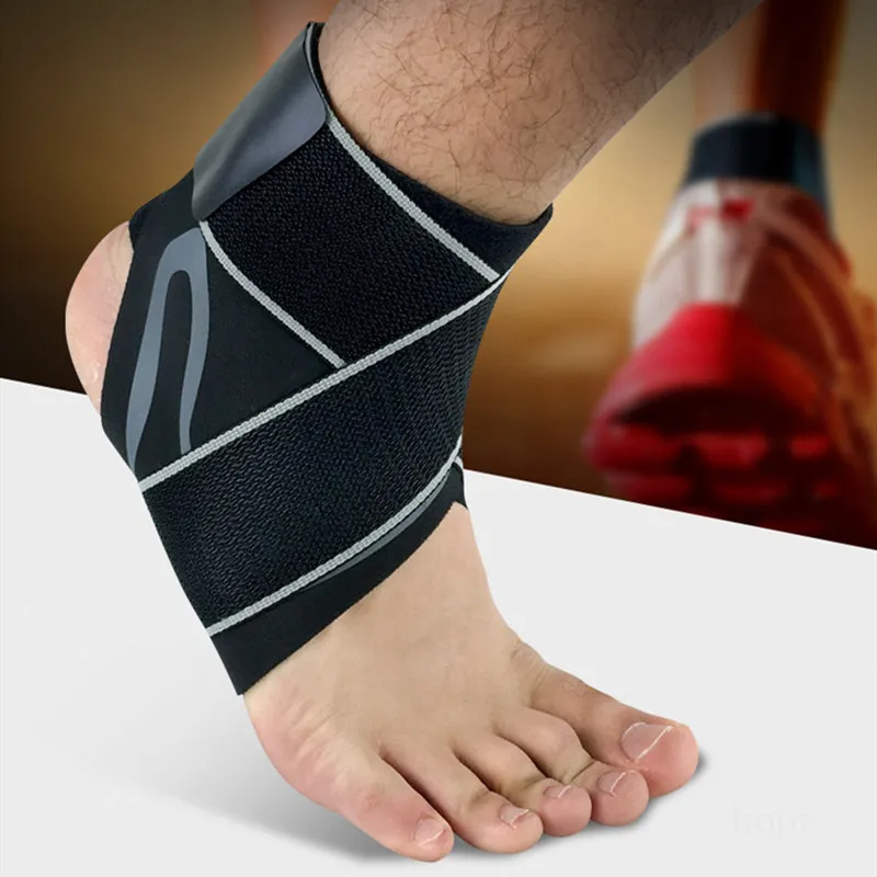 Basketbol futbol badminton Brace Destek a9 Running Sport Bilek Desteği Sağ Sol Ayak bileği Koruyucu Elastik Yüksek Koru Spor