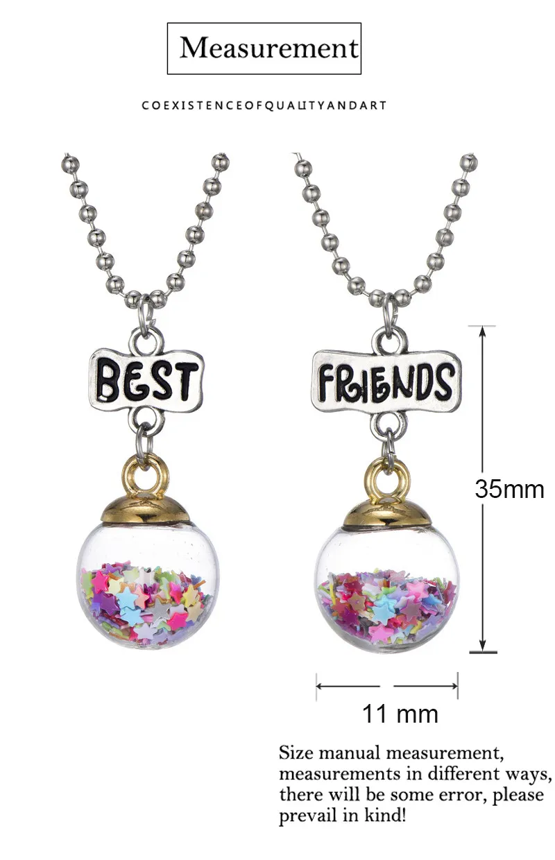 Cookie Coffee Bead Chain Necklaces Best Friends Gift Kids Jewelry 2pcs/set  | Fruugo BH