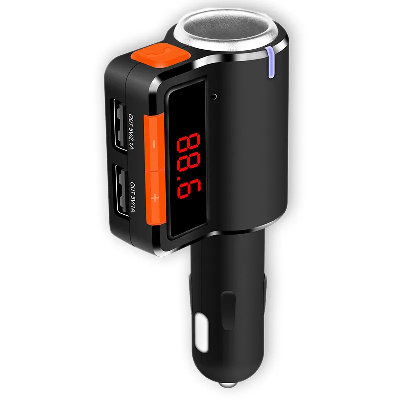 BC09 Автомобиль Авто Многофункциональные беспроводные Bluetooth MP3-плеер автомобиля громкой связи FM-передатчик Dual USB Автомобильное зарядное устройство