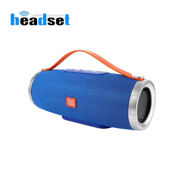 tg109 Taşınabilir Bluetooth Hoparlör Sütun 10W Kablosuz Mini ses çubuğu FM Radyo USB AUX Oyuncu Boom Box Açık caixa de som Xiaomi için