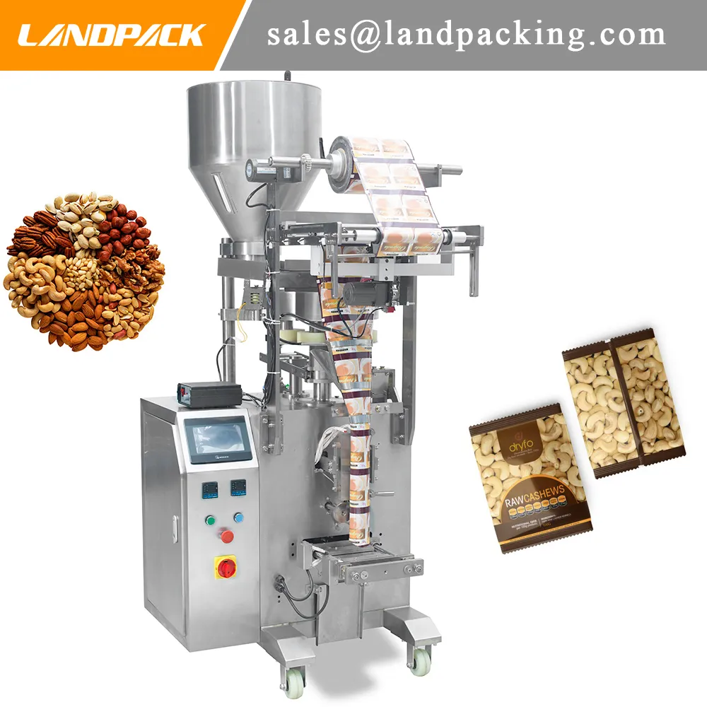 Cashew Automatic Vertical Form Fill Seal Machine Nuts Pouch Packing Machine Manufacturer High Quality