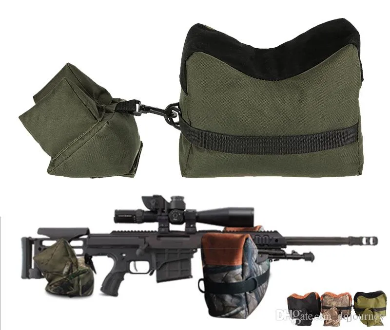 Tactical Army Sniper Shooting Rifle Bag Front&Rear Support Sandbag Outdoor Photography Hunting Target Stand Hunting Gun Accessories