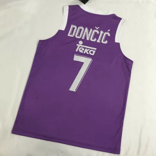 Luka Doncic 7 Teka Madrid Basketball Jerseys Euroleague Print