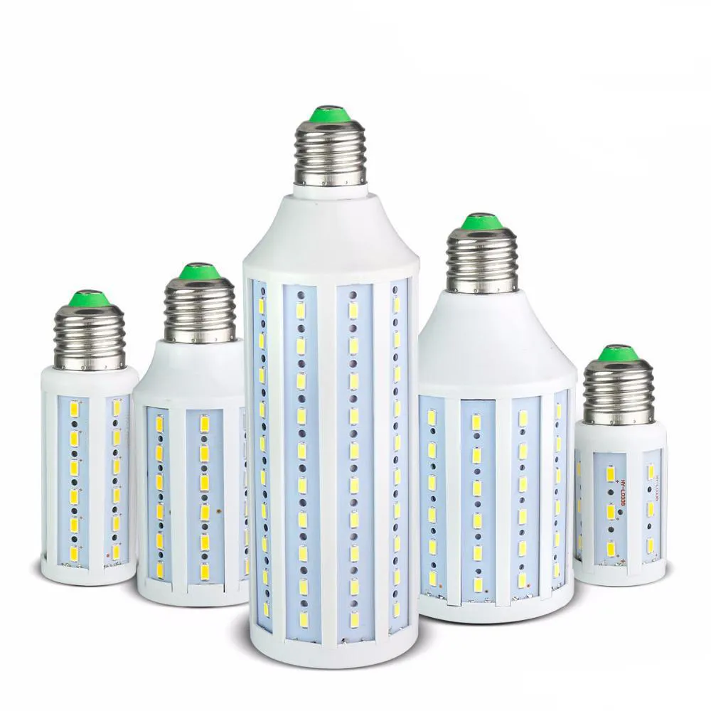 Ultra Bright LED Corn Light E27 B22 SMD 5730 85-265V 7W 12W 15W 25W 30W 40W 50W LED-lampa 360 graders belysningslampa