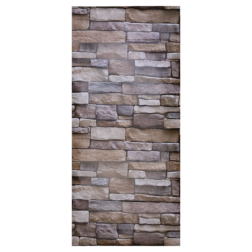 Modern Faux Brick Textured Adesivo Papel De Parede para Sala de estar Quarto Corredor TV Fundo Home Decor 1000x45 cm