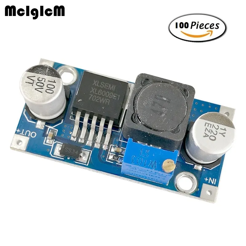 100 stücke XL6009 DC-DC Einstellbare Step-up buck boost Power Converter Board Modul freeshipping